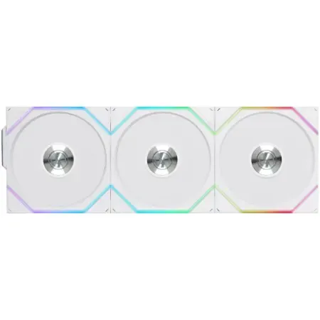 Lian Li UNI FAN TL Wireless Fans, ARGB, PWM, 3-Pack – 120 mm, White