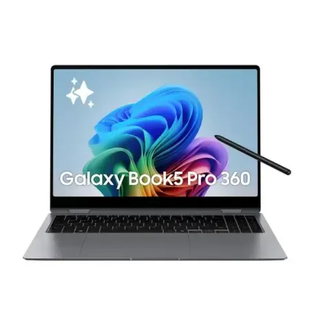 Samsung Galaxy Book5 Pro 360 NP960QHA-KG4IN Notebook Laptop (Intel Core Ultra 7/32 GB/1 TB SSD/Intel Arc Graphics/Windows 11 Home/MSOffice/Dynamic AMOLED 2X), 40.64 cm – 16 inch, Grey