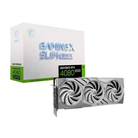 MSI GeForce RTX 4080 Super Gaming X Slim White 16GB Nvidia Graphic Card