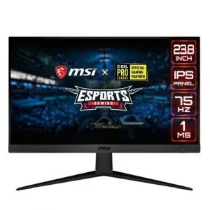 MSI Optix G241V E2 24 Inch FHD 75Hz IPS Panel 100%SRGB 1ms AMD FreeSync Gaming Monitor