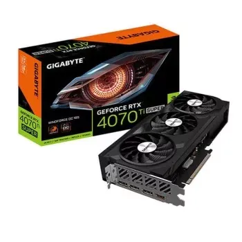 Gigabyte GeForce RTX 4070 Ti SUPER WINDFORCE OC 16G Graphic Card GV-N407TSWF3OC-16GD