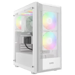 Gamdias AURA GC6 WH Fine MESH ARGB Mid-Tower Case White