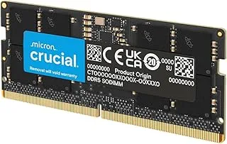 Crucial RAM 16GB DDR5 5600 MHz CL46 (16Gbit) Laptop Memory CT16G56C46S5