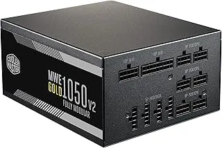 Cooler Master MWE 1050 Gold V2 Power Supply - Fully Modular | ATX 2.52 Version| 80 Plus Gold Certified | Japanese Capacitor | 140mm FDB Fan | 1050 Watt