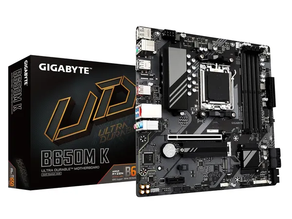 GIGABYTE GA-B650M K AMD AM5 MOTHERBOARD