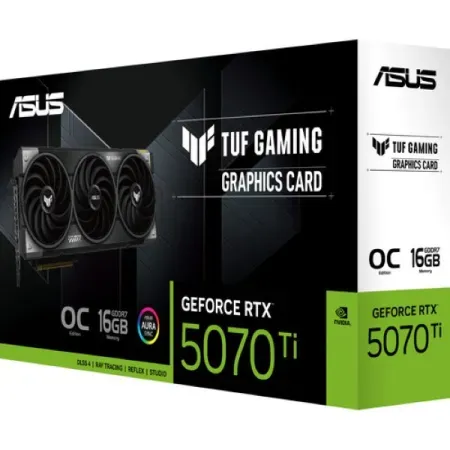 ASUS TUF Gaming GeForce RTX 5070 Ti 16GB GDDR7 OC Edition Graphics Card TUF-RTX5070TI-O16G-GAMING