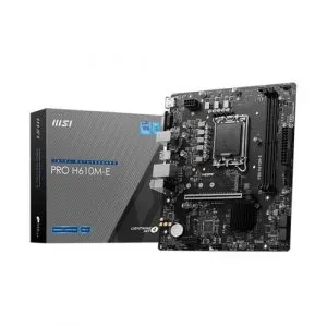 MSI Pro H610M-E mATX Intel LGA 1700 Motherboard Supports Intel 12th , 13th & 14th Gen Processors