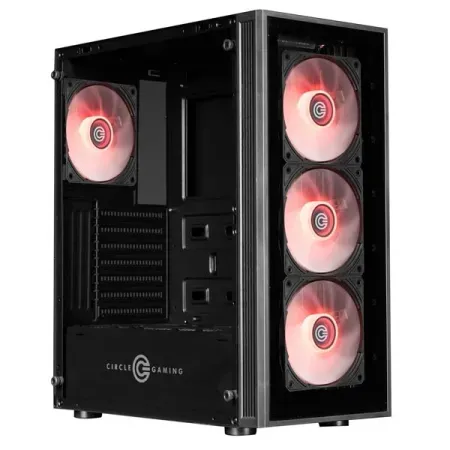 Circle Xtender X2 ATX Mid Tower Gaming Cabinet (Black)