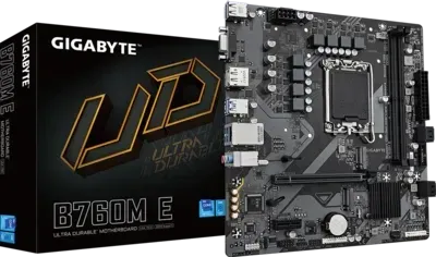 Gigabyte B760M E (Rev. 1.0) Intel ® B760 Express Chipset Micro ATX Motheboard