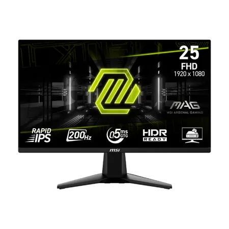 MSI MAG 255F E20 25 Inch FHD 200Hz IPS Panel 100% SRGB 0.5MS AMD Freesync Gaming Monitor