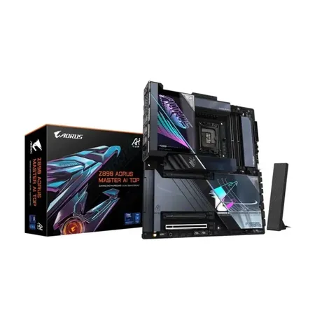 Gigabyte Z890 AORUS MASTER AI TOP Wi-Fi 7 Intel Z890 LGA1851 DDR5 E-ATX Motherboard