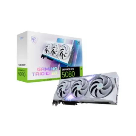 Msi Rtx 5080 Gaming Trio Oc White 16Gb GDDR7 Graphics Card