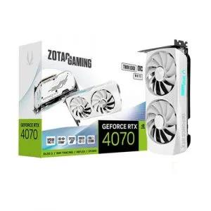 Zotac Gaming RTX 4070 Twin Edge OC White Edition 12GB Graphics Card ZT-D40700Q-10M
