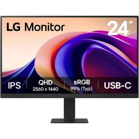 LG 24U631A-B 24 Inch QHD IPS Monitor with USB-C