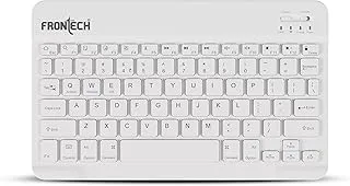 FRONTECH Wireless Mini Keyboard - 78 Keys, Bluetooth Connectivity, Rechargeable, Ultra Slim, Compact Design 1 Year Warranty (FT-1603AW)