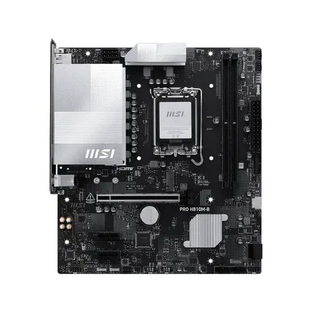 MSI PRO H810M‑B Intel H810 LGA1851 Micro‑ATX DDR5 Motherboard