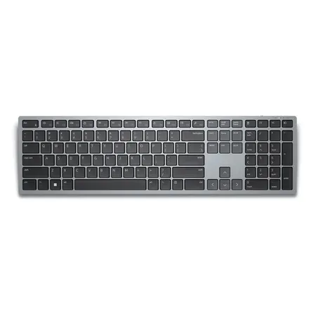 Dell KB740 Multi-Device 2.4 GHz Wireless Bluetooth Compact Keyboard - Titan grey