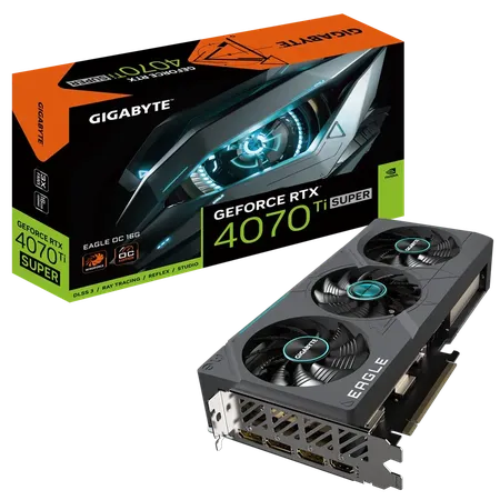 Gigabyte GeForce RTX 4070 Ti Super Eagle OC 16GB Graphic Card GV-N407TSEAGLE-OC-16GD
