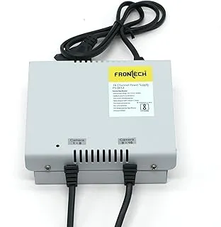 FRONTECH Premium 16 Channel AC 150-275V SMPS Output, Power Supply Adapter up to 16 CCTV Cameras Power Supply for Video Surveillance Camera System (PS-0053, White)