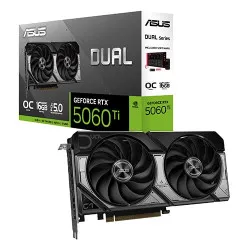 Asus Dual GeForce RTX 5060 Ti 16GB GDDR7 OC Edition (DUAL RTX5060TI-O16G)