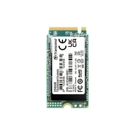 Transcend 256GB | PCIe M.2 SSD 400S | 42mm | MTE400S | 3D NAND Flash | NVMe PCIe Gen3 x4 | up to 2,000/1,000 MB/s | 100 TBW | 5 Yrs Warranty