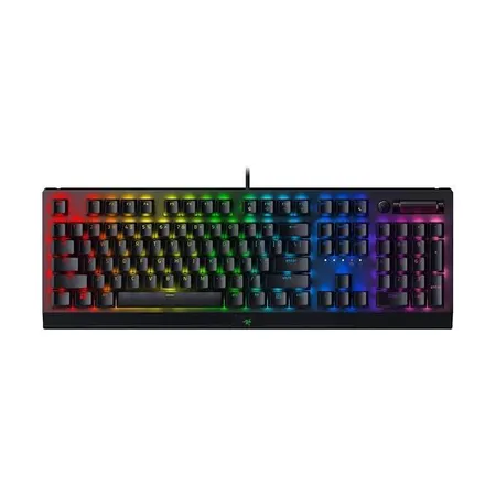 RAZER BlackWidow V3 RGB Mechanical Full Size Wired Gaming Keyboard ( Quartz ) ( Green Switch )