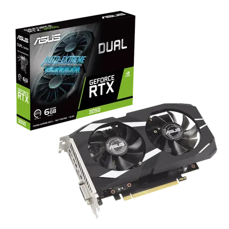 ASUS Dual GeForce RTX 3050 6GB Nvidia Graphic Card