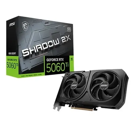 MSI GeForce RTX 5060 Ti Shadow 2X OC Plus 16GB GDDR7
