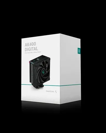 Deepcool AK400 Digital 120mm CPU Air Cooler With Argb Led Strips ( R-AK400-BKADMN-G)