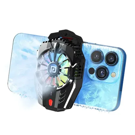 Portronics Cool Pulse POR 2649 Instant Mobile Cooler with Radiator Cooling RGB Lights
