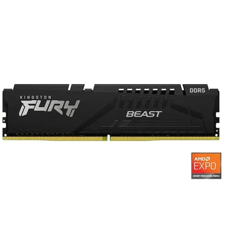 Kingston FURY Beast 16GB DDR5 RAM 5600MHz CL36 288-Pin 1Rx8 Gaming Desktop Memory