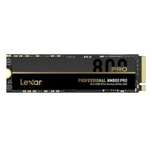 Lexar Professional 1TB NM800 PRO PCIe 4.0 x4 NVMe M.2 Internal SSD with Heatsink LNM800P001T-RN8NG
