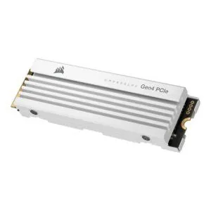Corsair MP600 PRO LPX 1TB PCIe Gen4 x4 NVMe M.2 White SSD – PS5* Compatible CSSD-F1000GBMP600PLPW