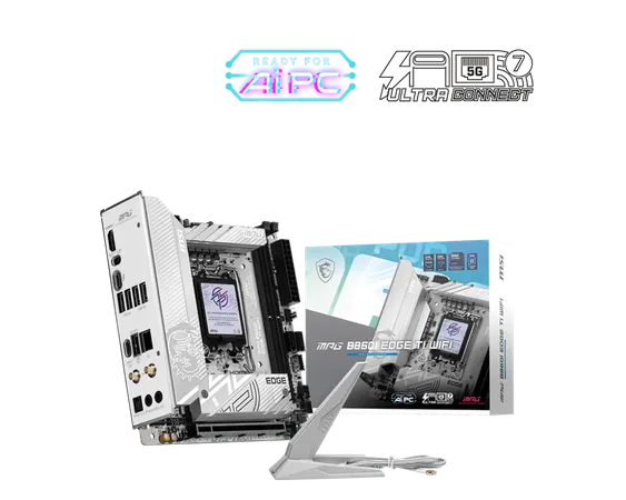 MSI B860I MPG EDGE TI WIFI LGA1851 MINI-ITX MOTHERBOARD