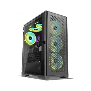 ANT ESPORTS ICE-4000 RGB Mesh ATX Mid Tower Cabinet (Black)