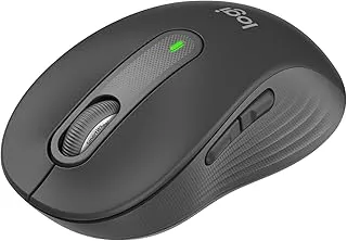 Logitech Signature M650 Wireless Mouse - for Small to Medium Sized Hands, 2-Year Battery, Silent Clicks, Customisable Side Buttons, Bluetooth -Graphite