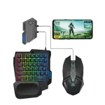 ANT ESPORTS MG401, MOBILE GAMING COMBO, 4 IN1 FOR PUBG, COD GAMES - BLACK