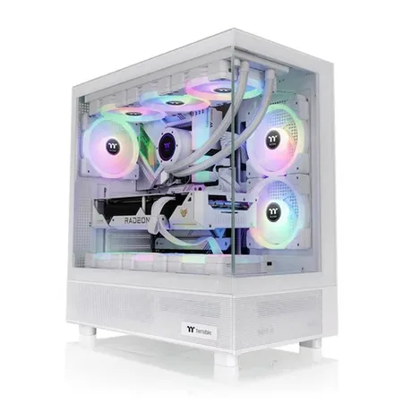 Thermaltake View 270 ARGB Snow Mid Tower Tempered Glass Computer Case