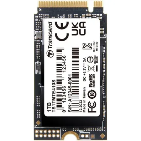 Transcend 1TB M.2 2230 NVMe PCIe Gen3 x4 Internal SSD, Solid State Drive, 3D NAND Flash TLC, (Read/Write – up to 2,900/2,650 MB/s) 5 Yrs. Warranty