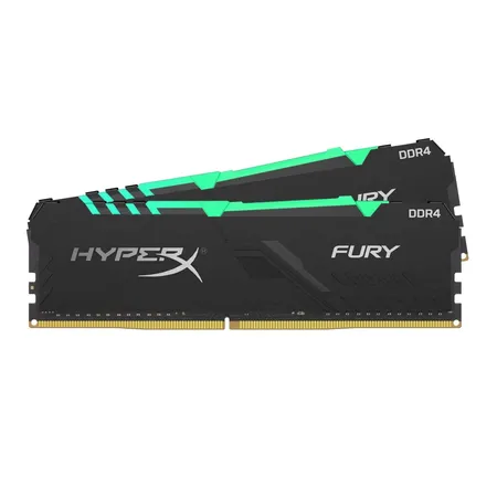 HYPERX Fury RGB 16GB ( 16GBx1 ) 3600MHz DDR4 RAM ( Black ) ( CL17 )