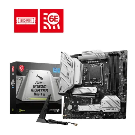 MSI MAG B760M Mortar Wifi DDR4 Intel Motherboard