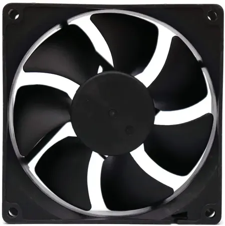 DLEIN DC FAN 12V 0.16A 3.54 Inch X 90mm Cooling Fan for PC Case CPU Cooler Radiator Fan (1-PCS) Cooler (Black) Cooling Pad