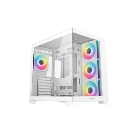 Deepcool CG530 4F White Mid Tower Cabinet, ATX Support, USB Type C, Up To 360 mm Radiator Support