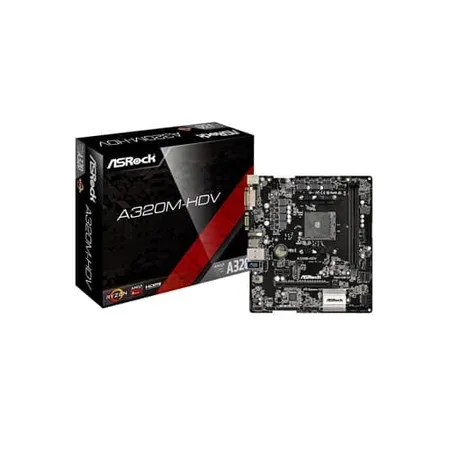 ASROCK A320M-HDV R4.0 DDR4 AMD Motherboard