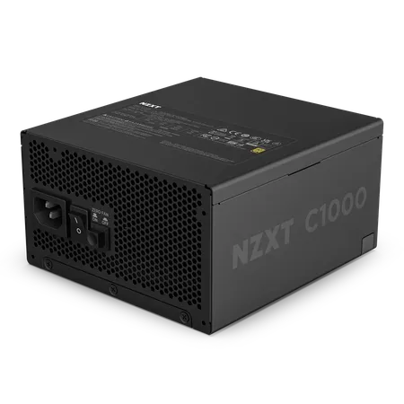NZXT C1000 1000 Watt 80 Plus Gold ATX 3.1 Power Supply Matte Black (PA-0G2BB-UK)