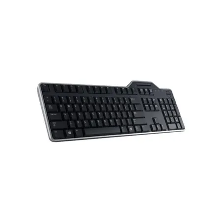 Dell KB813 Smartcard USB Wired Spill Resistance Keyboard with Palm Rest (International English) - Black