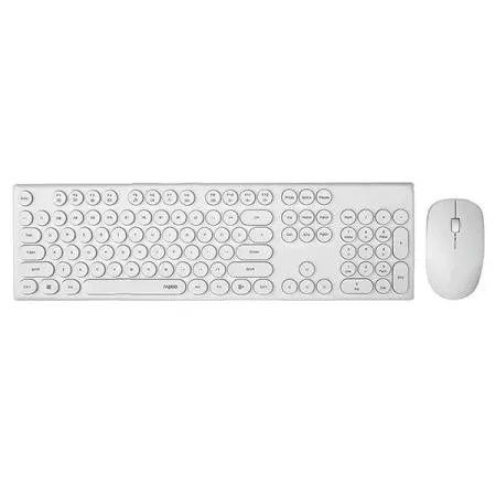 Rapoo X260 Wireless Keyboard and Mouse Combo set 2.4 Ghz with Type Writer Key