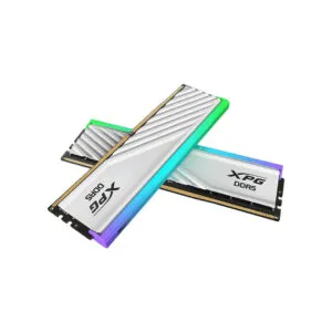 Adata XPG Lancer Blade RGB Series 32GB (16GBx2) DDR5 6000MHz Desktop Memory (White) AX5U6000C3016G-DTLABRWH