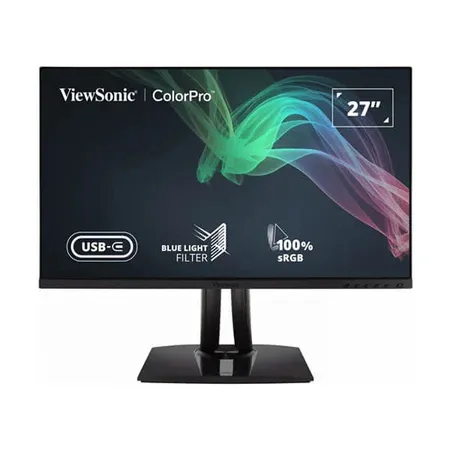 VIEWSONIC VP2756-4K 68.58CM (27") 4KUHD MONITOR | PANTONE VALIDATED | 100% SRGB| FACTORY PRE-CALIBRATED MONITOR 60W CHARGE BACK USB-C, CAM/CAD MODE, POWERFUL COLOR, DELTA E<2 REGIST6-4K