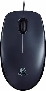 Logitech M90 Wired USB Mouse (Black)